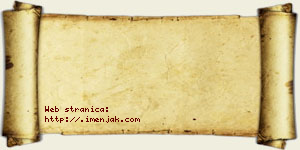 Nikolina Nerić vizit kartica